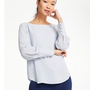 Ann Taylor Boatneck Blouse